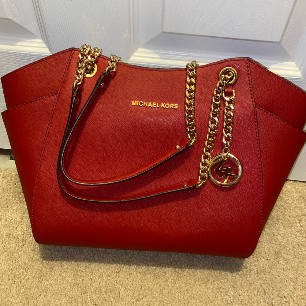 Michael Kors Red Handbag